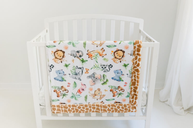 Childrens Crib Plums Pumpkins S25 06