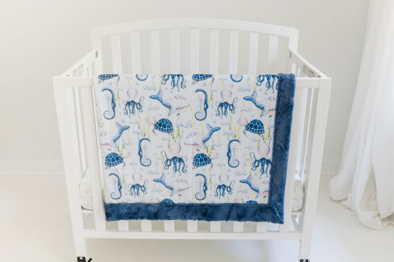 Childrens Crib Plums Pumpkins S25 07
