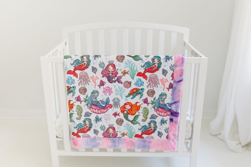 Childrens Crib Plums Pumpkins S25 09