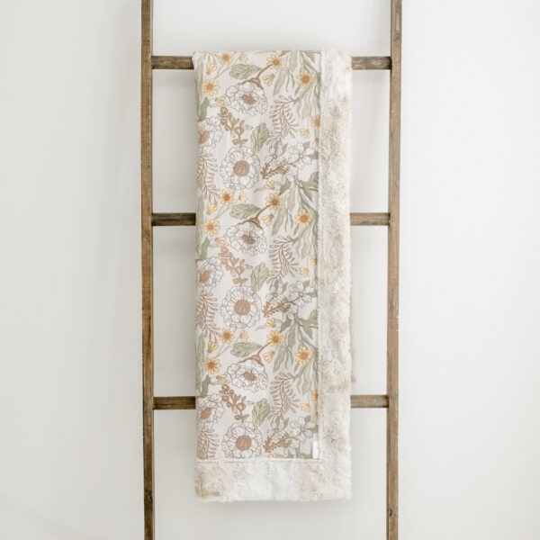 Sage Bohemian Floral with Coffee Tones
