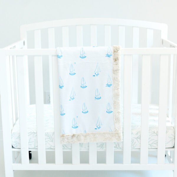 Blue Sailor Puppy Sailboat
