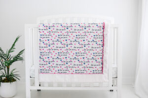 Baby Girl Love you Forever blanket