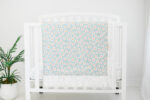 Daisy print in sage blanket