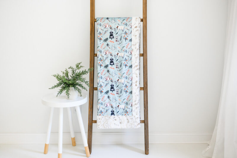 Wonderland Minky blanket