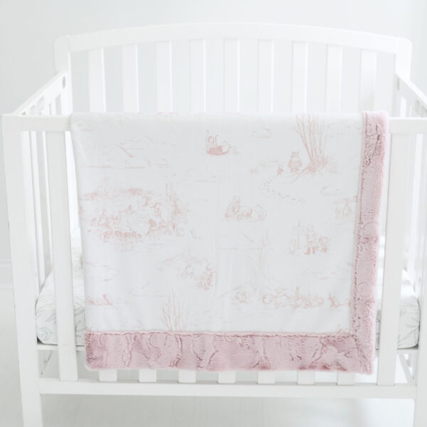 Winnie the Pooh Toile - Vintage Blush