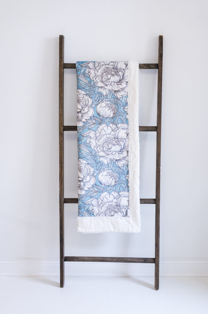 Peony Minky Blanket | Plums & Pumpkins